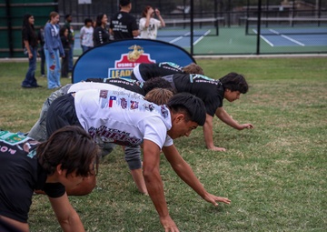 Recruiting Substation South Park Conducts USMC Fitness Challenge at Pleasanton High School