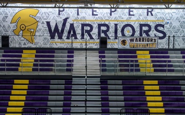 U.S. Marines Attend Wrestling Tournament at Pieper High School