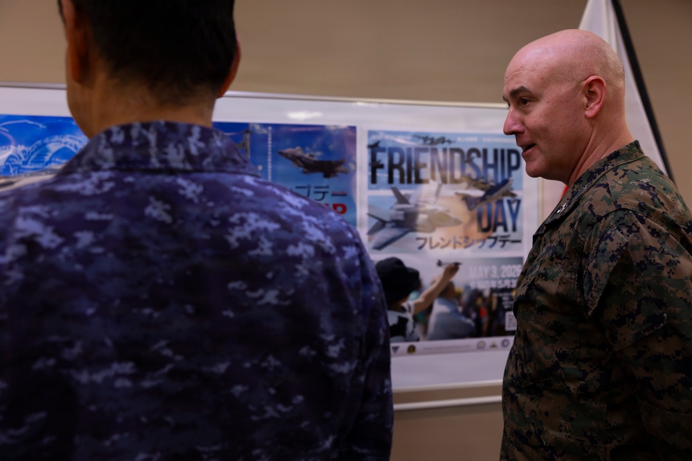 MCAS Iwakuni CO and Admiral Review Posters for Friendship Day 2026
