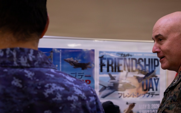 MCAS Iwakuni CO and Admiral Review Posters for Friendship Day 2026