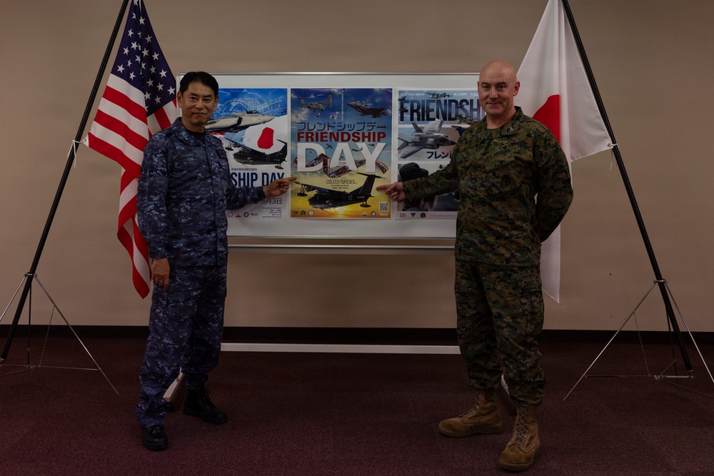 MCAS Iwakuni CO and Admiral Review Posters for Friendship Day 2026