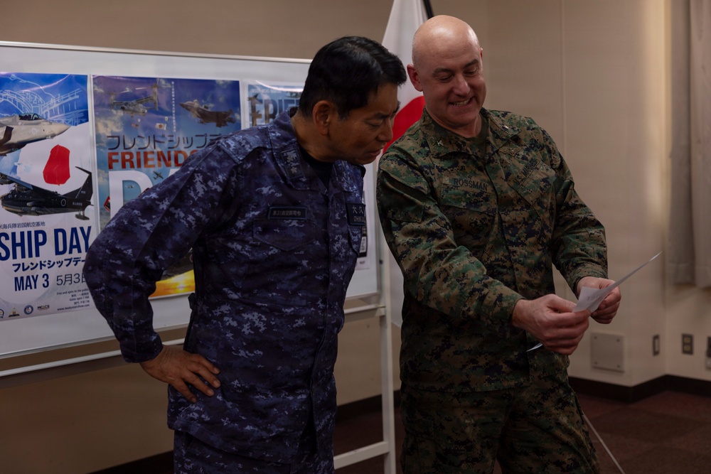 MCAS Iwakuni CO and Admiral Review Posters for Friendship Day 2026