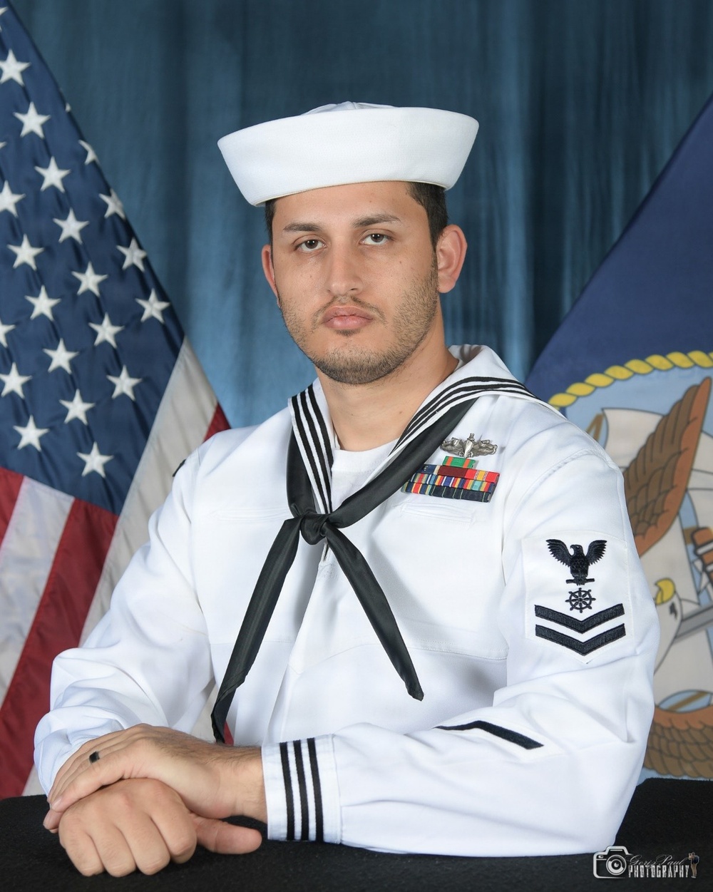 USS Pioneer (MCM 9) Junior Sailor of the Quarter, 3rd Quarter, Quartermaster 2nd Class Richard Morse.