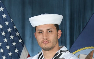 USS Pioneer (MCM 9) Junior Sailor of the Quarter, 3rd Quarter, Quartermaster 2nd Class Richard Morse.