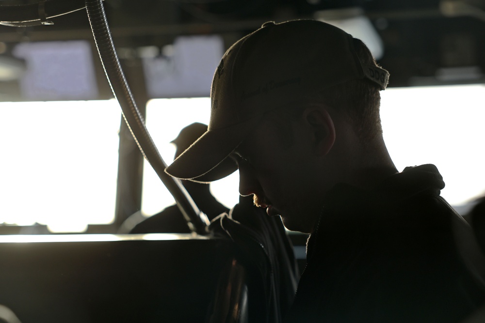 USS Roosevelt (DDG 80) Conducts Sea-and-Anchor in the Arabian Gulf