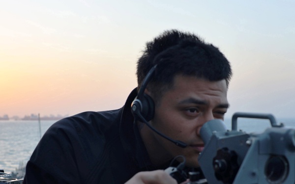 USS Roosevelt (DDG 80) Conducts Sea-and-Anchor in the Arabian Gulf