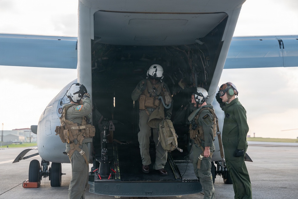 1st MAW assistant wing commander copilots MV-22B Osprey