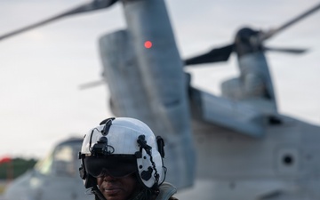 1st MAW assistant wing commander copilots MV-22B Osprey