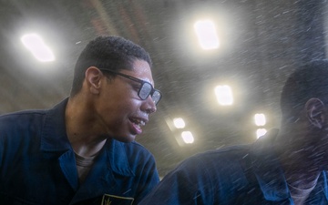 USS Tripoli Conducts General Quarters Drill