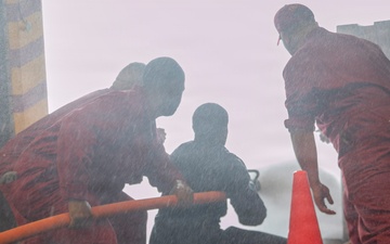 USS Tripoli Conducts General Quarters Drill