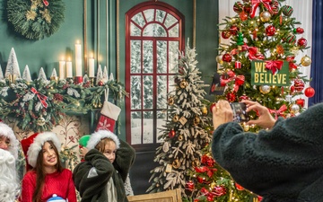 CFAY Ikego NEX hosts Santa's Pajama Party