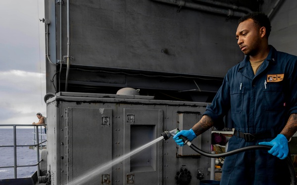 Abraham Lincoln conducts routine operations