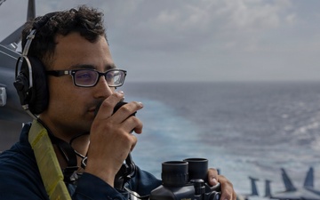 Abraham Lincoln conducts routine operations