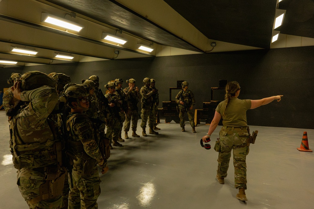 379th Expeditionary Security Forces touch up on their accuracy