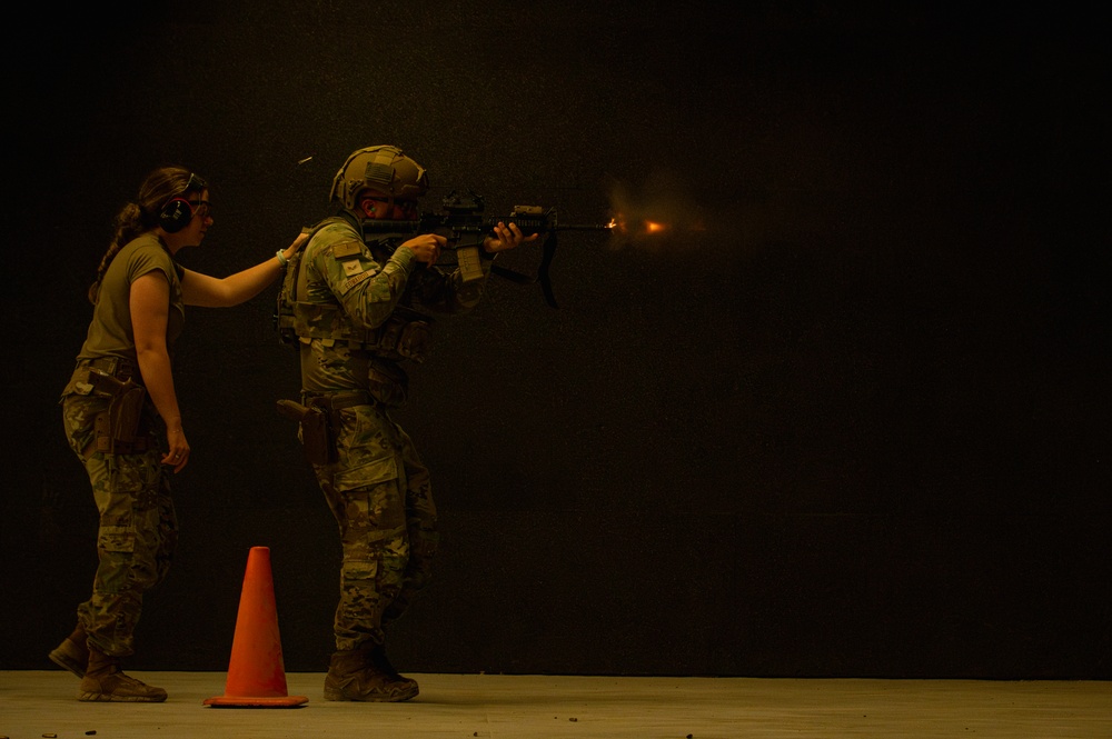 379th Expeditionary Security Forces touch up on their accuracy