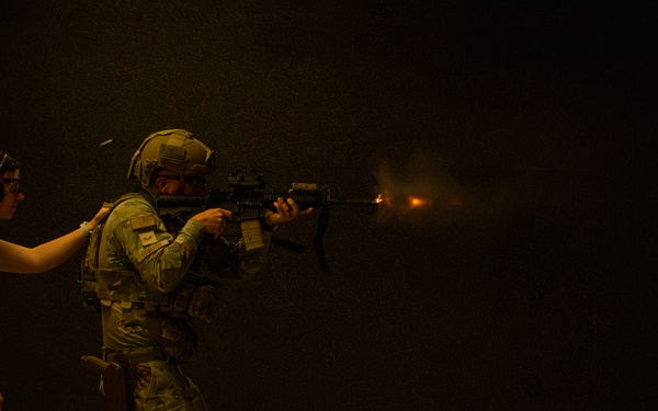 379th Expeditionary Security Forces touch up on their accuracy