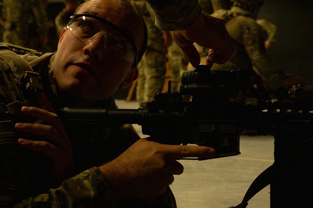 379th Expeditionary Security Forces touch up on their accuracy