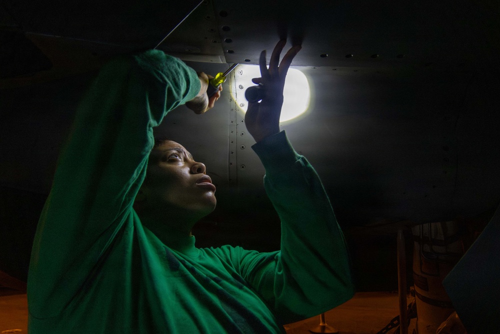 Abraham Lincoln conducts routine operations