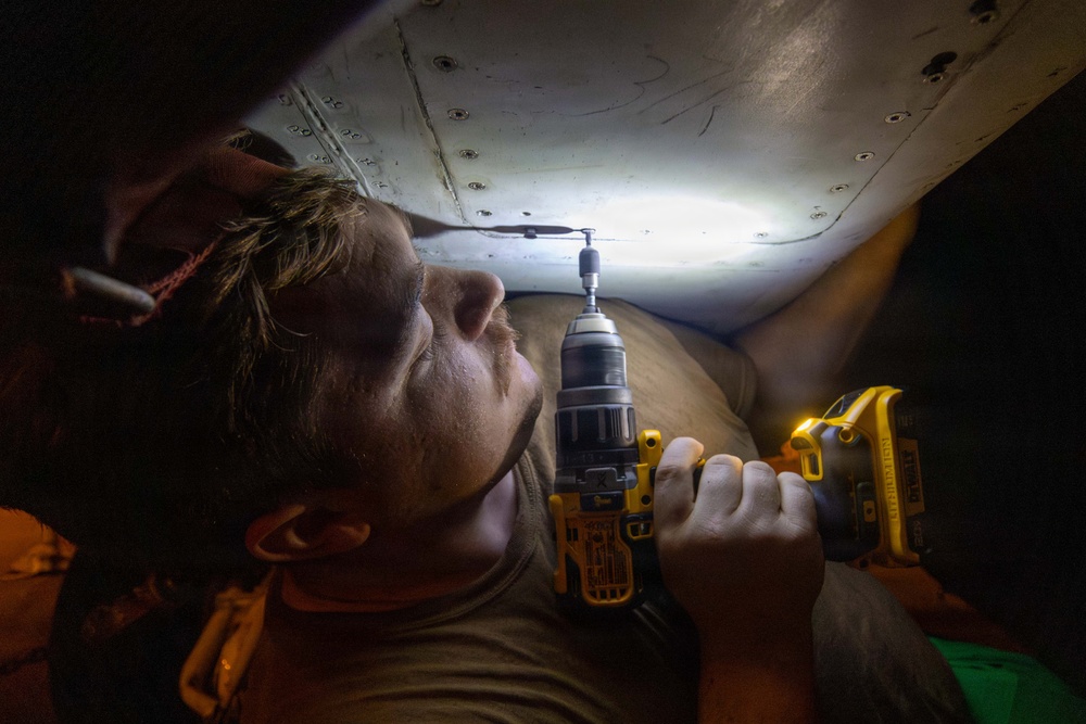 Abraham Lincoln conducts routine operations