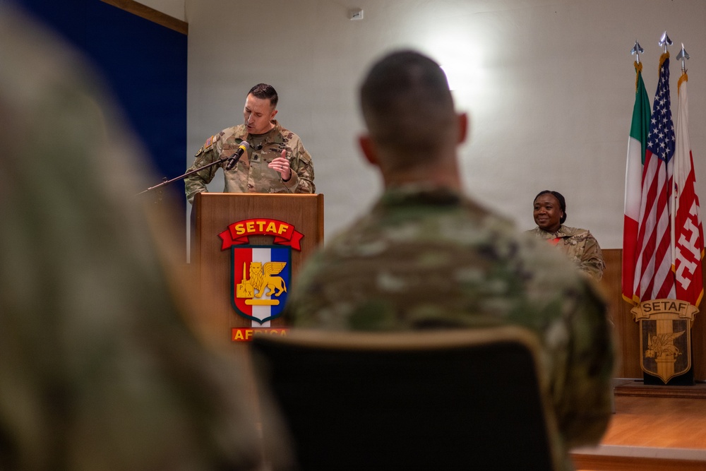 SETAF-AF builds noncommissioned officer corps with induction ceremony