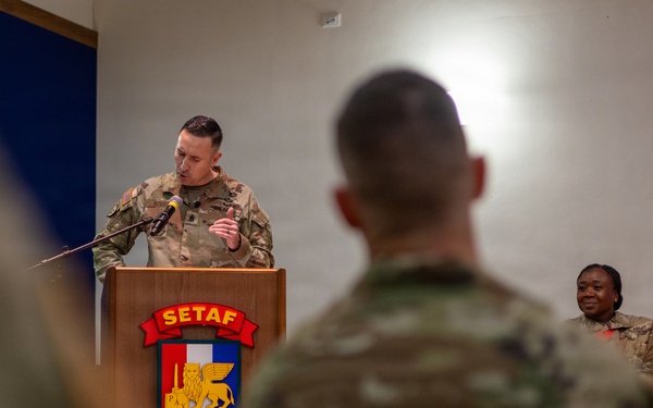 SETAF-AF builds noncommissioned officer corps with induction ceremony