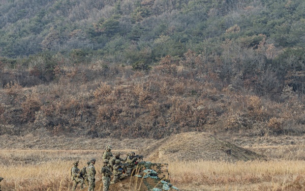 Soldiers from Charlie Company, 2nd Battalion, 23rd Infantry Execute Combined Arms Live-Fire Exercise.