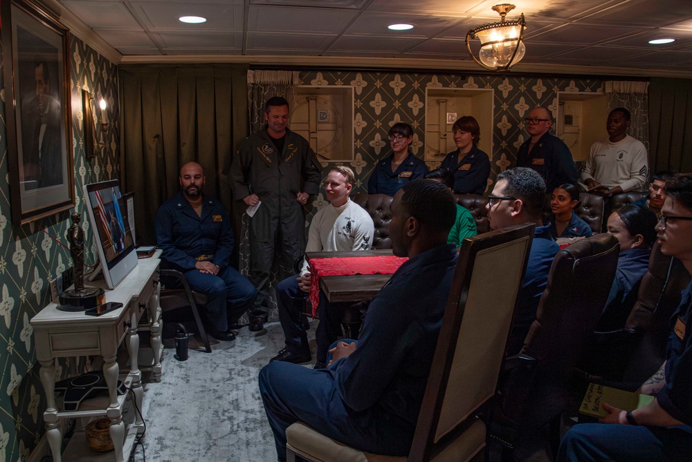 Abraham Lincoln conducts routine operations