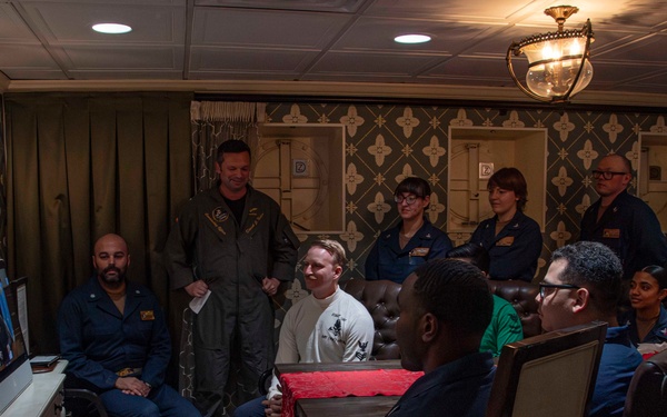 Abraham Lincoln conducts routine operations