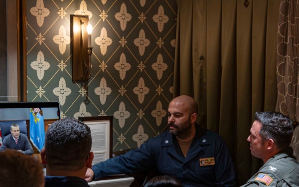 Abraham Lincoln conducts routine operations