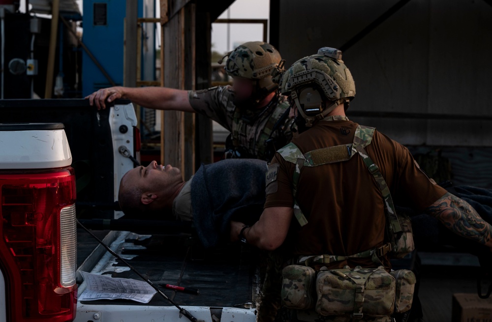 82nd EQRS conducts integrated medical response training at Camp Lemonnier