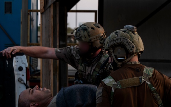 82nd EQRS conducts integrated medical response training at Camp Lemonnier