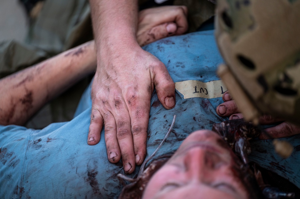 82nd EQRS conducts integrated medical response training at Camp Lemonnier