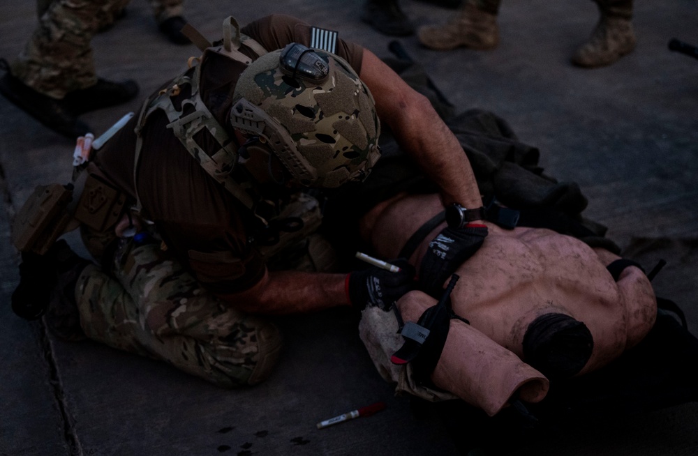 82nd EQRS conducts integrated medical response training at Camp Lemonnier