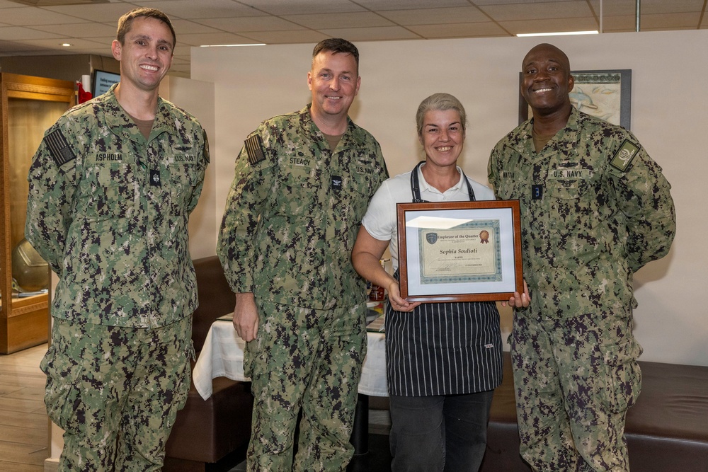 NSA Souda Bay Galley Employee of the Quarter Awards, Quarter Four, 2025