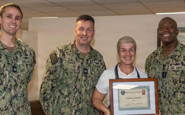 NSA Souda Bay Galley Employee of the Quarter Awards, Quarter Four, 2025