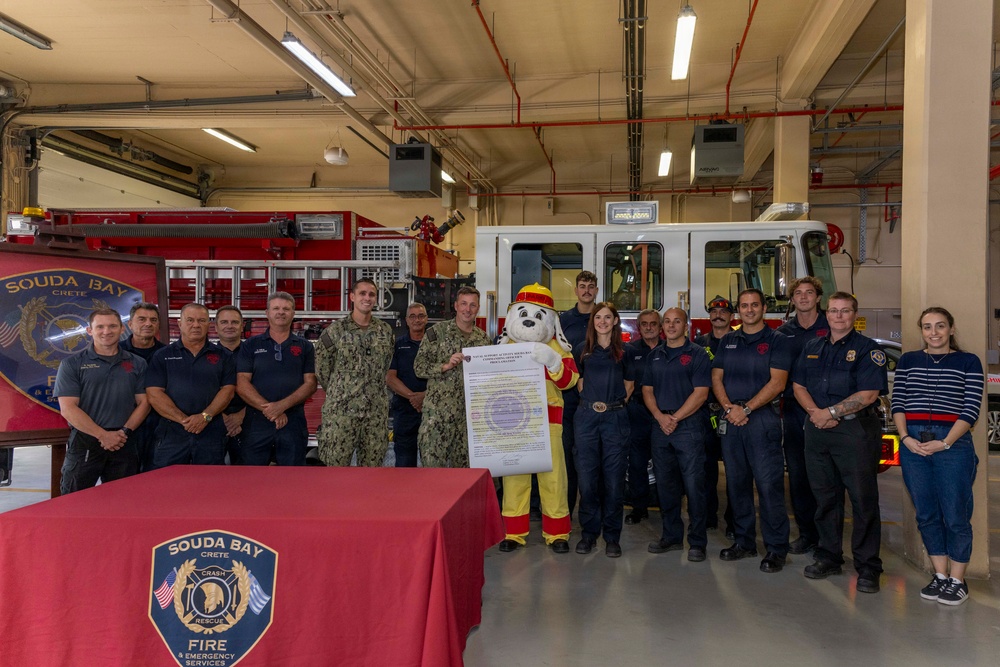 NSA Souda Bay Fire Prevention Week Declaration