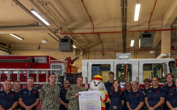 NSA Souda Bay Fire Prevention Week Declaration