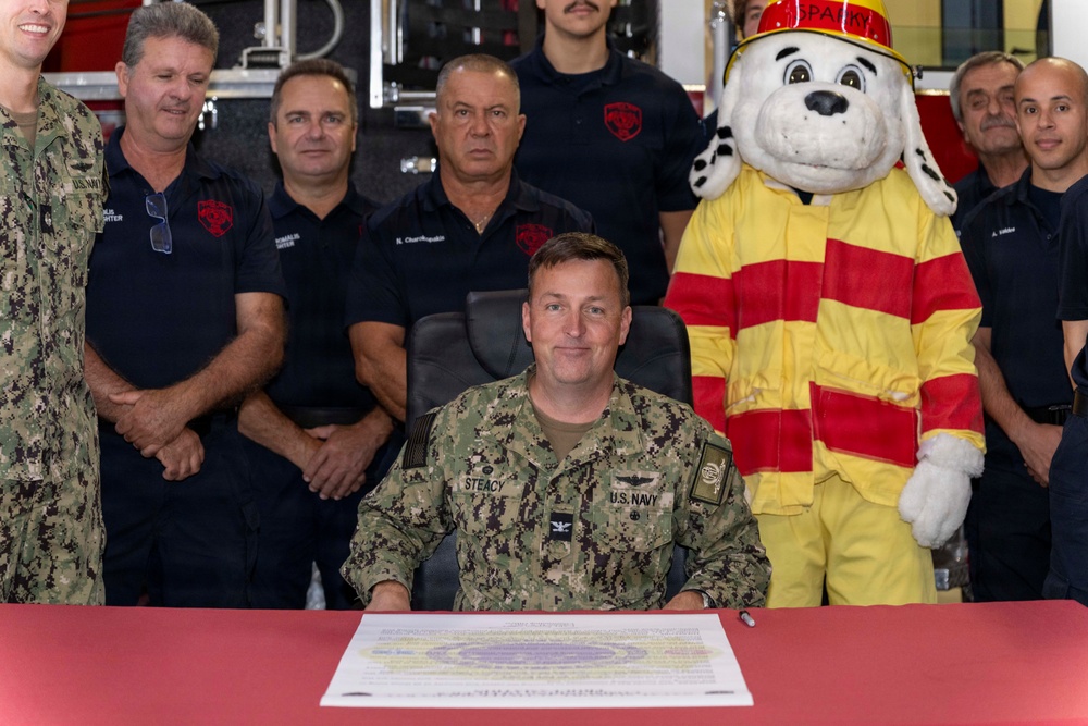 NSA Souda Bay Fire Prevention Week Declaration