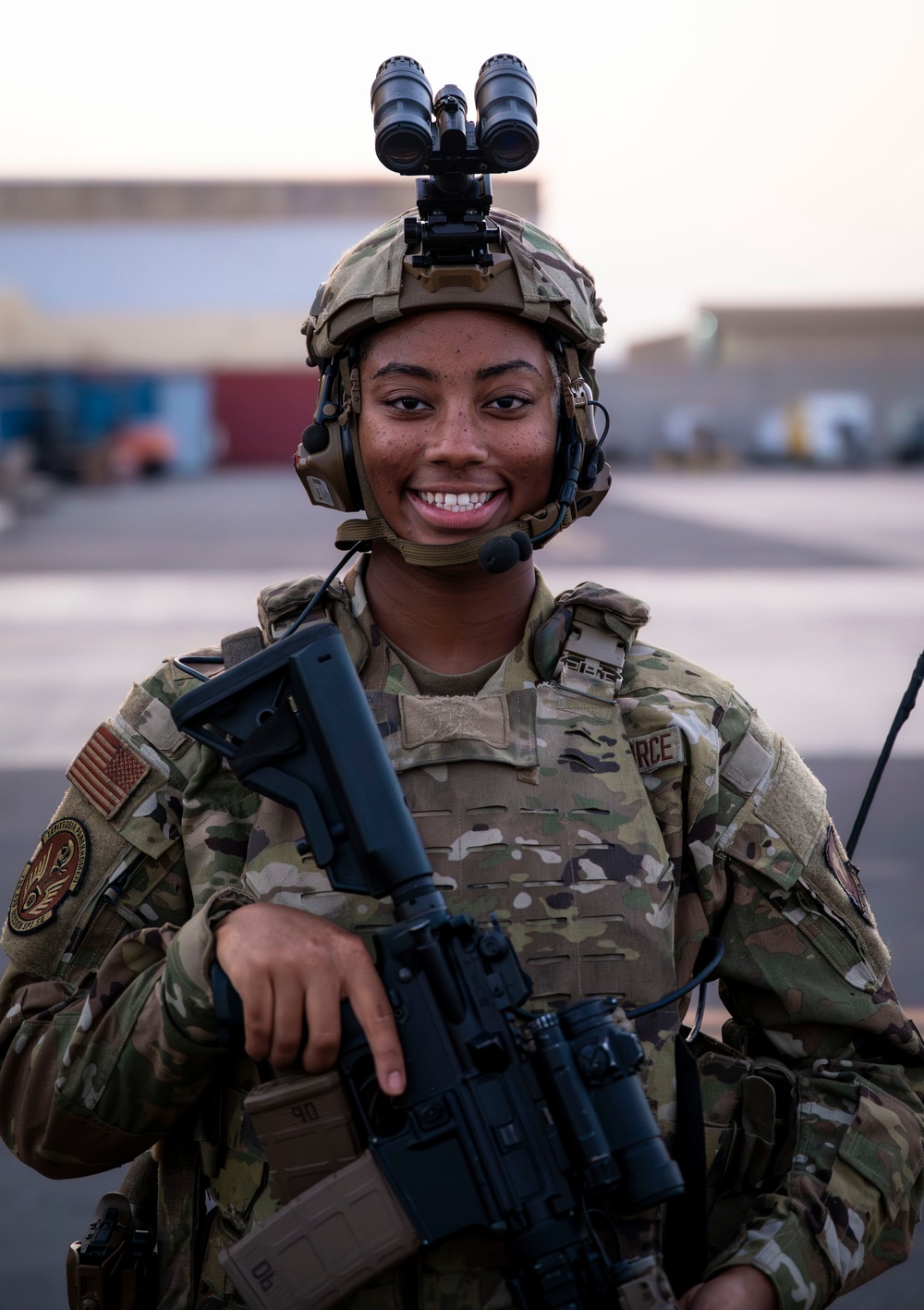 Portraits of 726th EMSS Fly Away Security Airmen in Africa