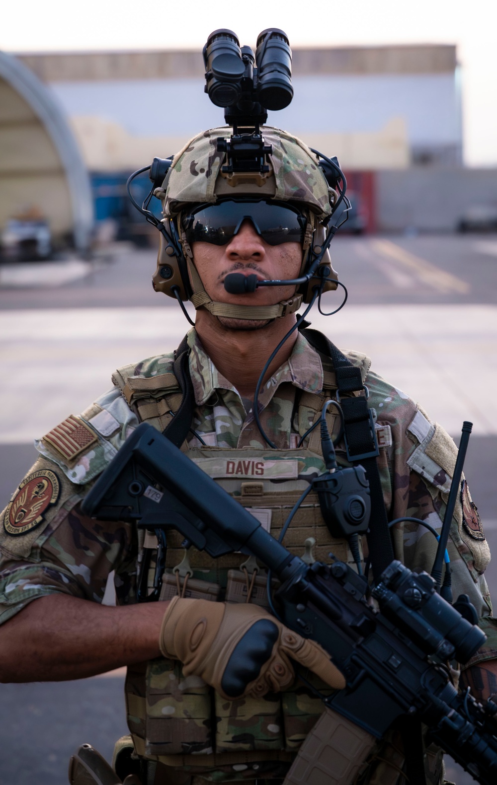 Portraits of 726th EMSS Fly Away Security Airmen in Africa