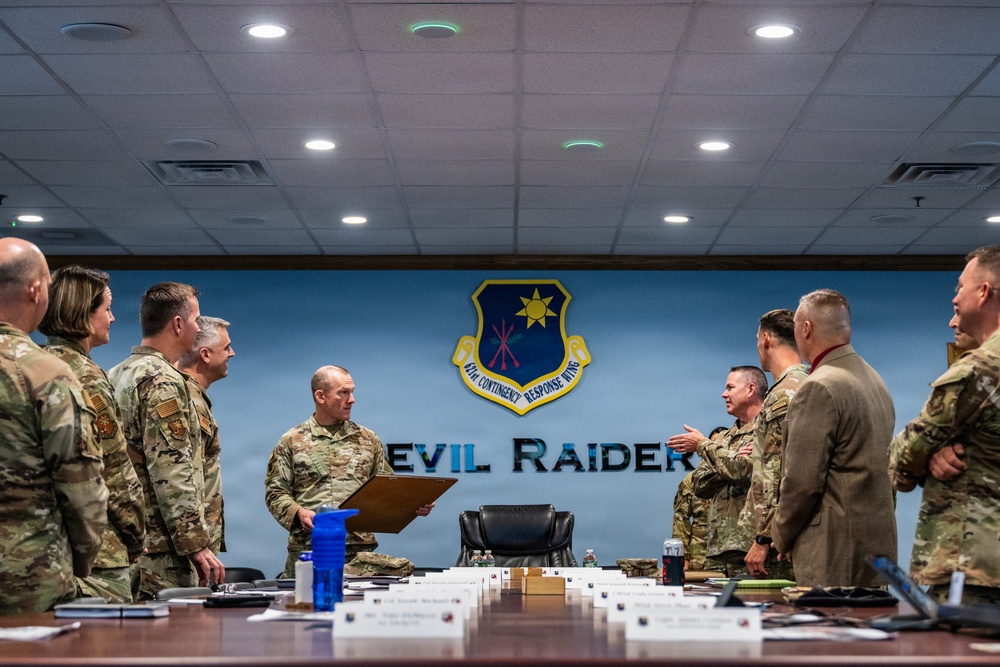 21st Air Force &amp; U.S. Air Force Expeditionary Center Commander Visits 621st CRW