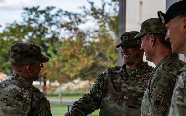 21st Air Force &amp; U.S. Air Force Expeditionary Center Commander Visits 621st CRW