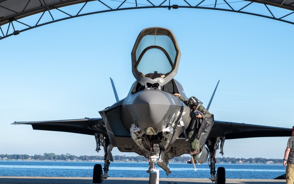 First Royal Navy F-35 Aircraft Arrive at Fleet Readiness Center Southeast for Corrosion Mitigation