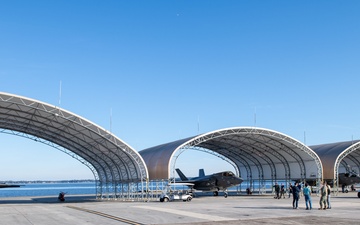 First Royal Navy F-35 Aircraft Arrive at Fleet Readiness Center Southeast for Corrosion Mitigation