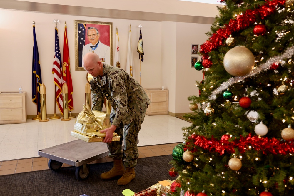 Navy Chaplain Moonlights as Santa