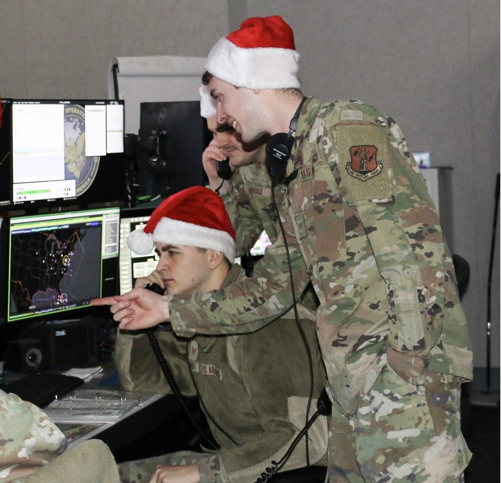NY Air Guard's Eastern Air Defense Sector Supports NORAD's annual Santa Tracking Operation