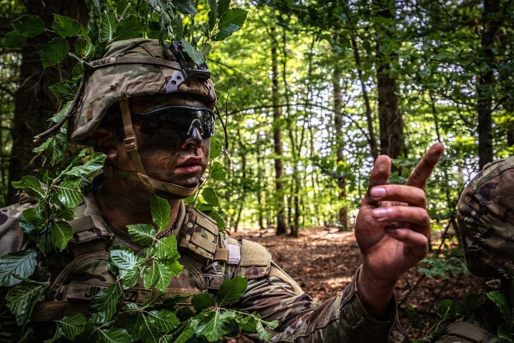 Soldiers Compete in Best Squad Competition