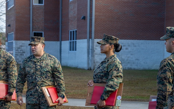 Marines with Ground Supply School complete Master Instructor Program