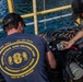 U.S. Navy and Panamanian services dive together during a Salvage Exercise