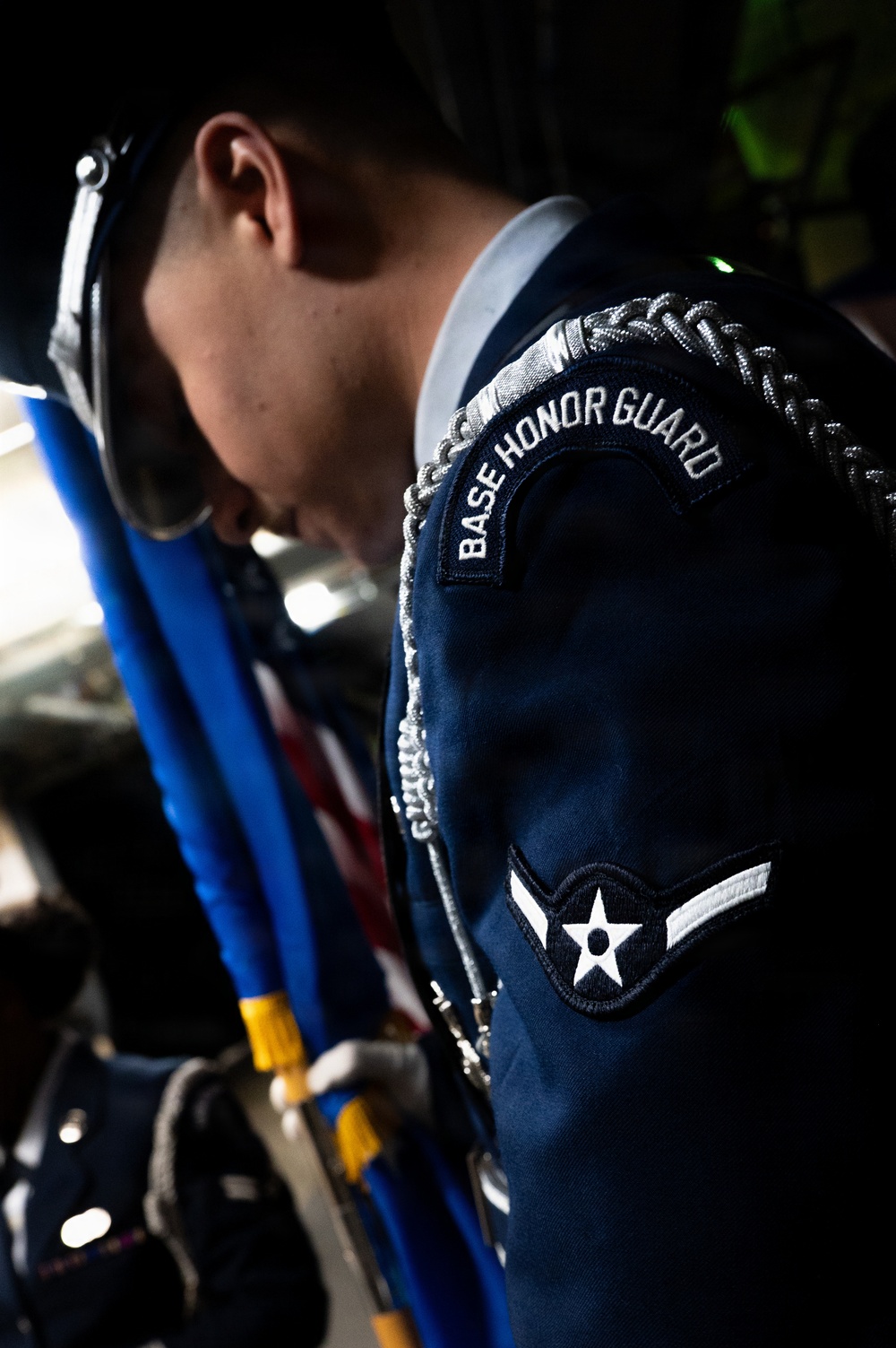F.E. Warren AFB Honor Guard Performs at a Colorado Eagles Game